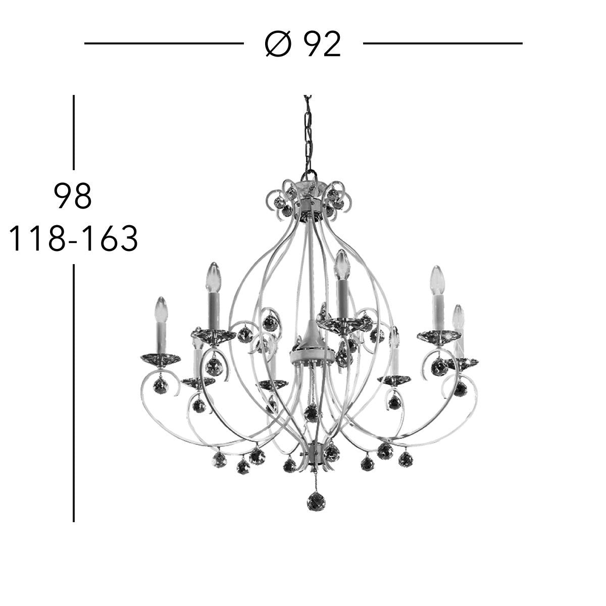 Kolarz 0232.88.5.KpT CARAT Chandelier