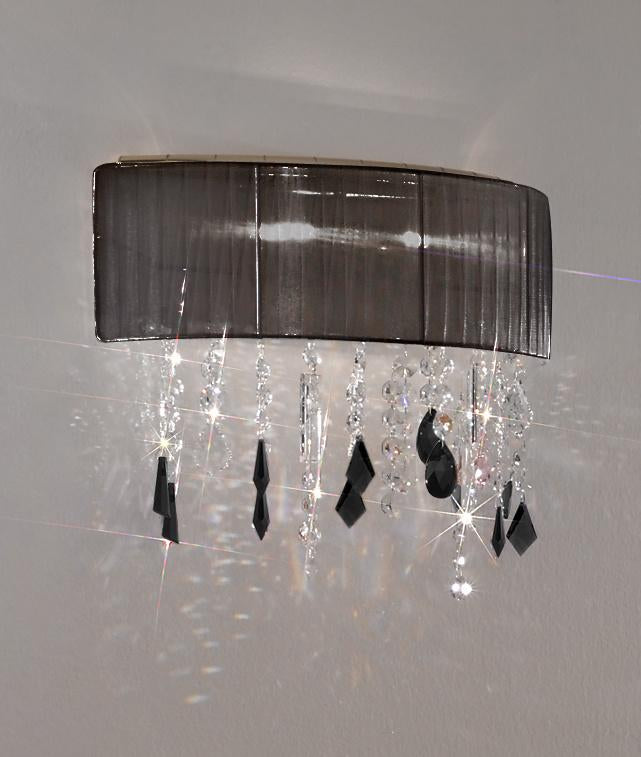 Kolarz 0240.62.3.Bk.STR JET PARALUME Wall Light