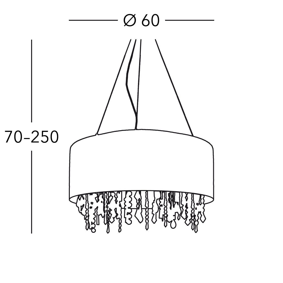 Kolarz 0240.86.5.W.STR NEU PARALUME Chandelier