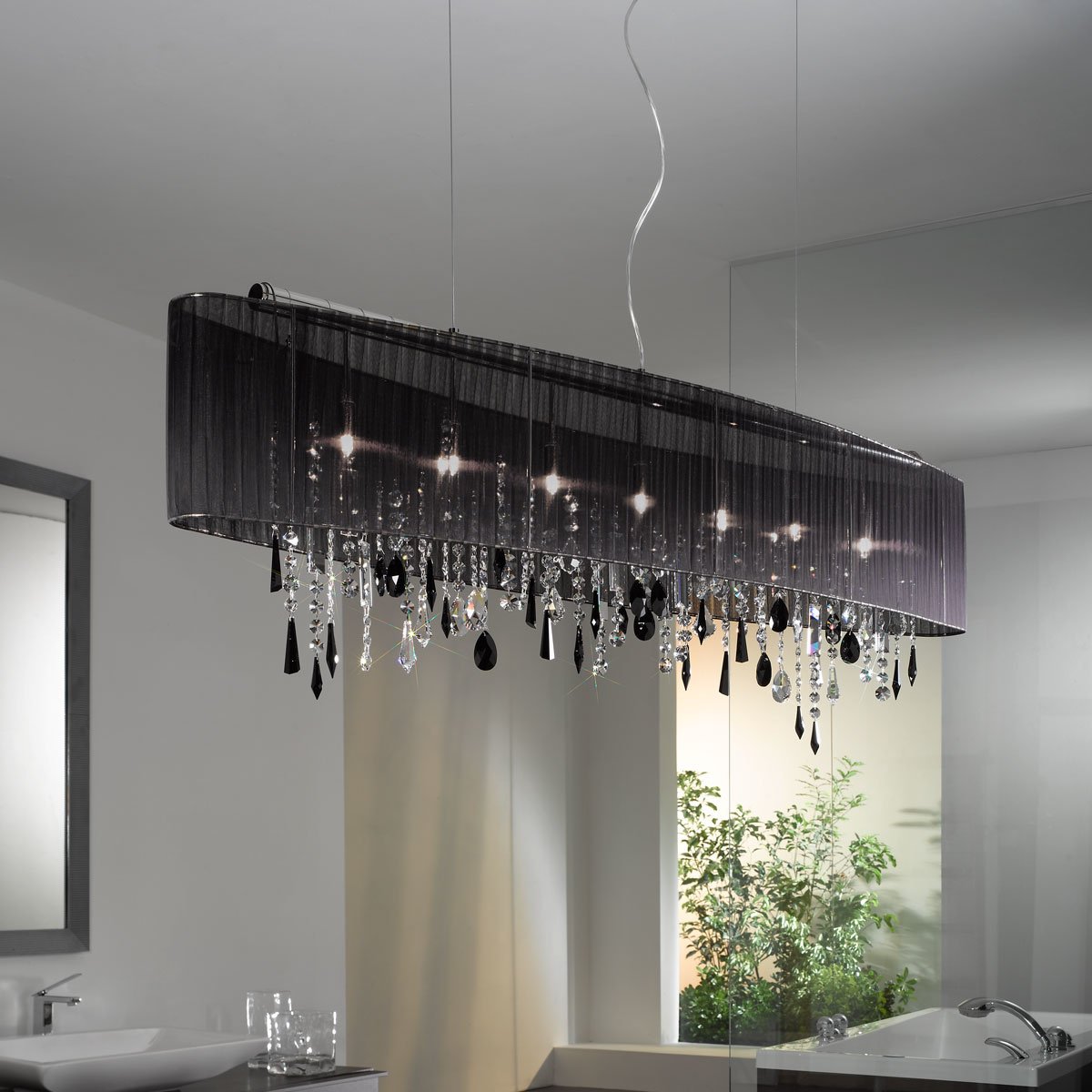 Kolarz 0240.87.5.Bk.STR JET PARALUME Pendant Light