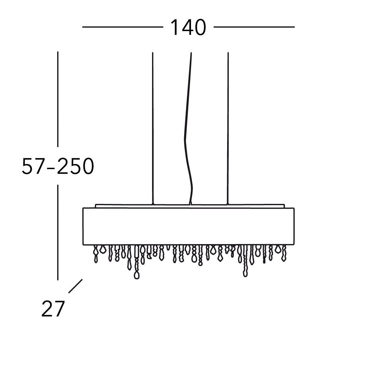 Kolarz 0240.87.5.V.STR NEU PARALUME Pendant Light