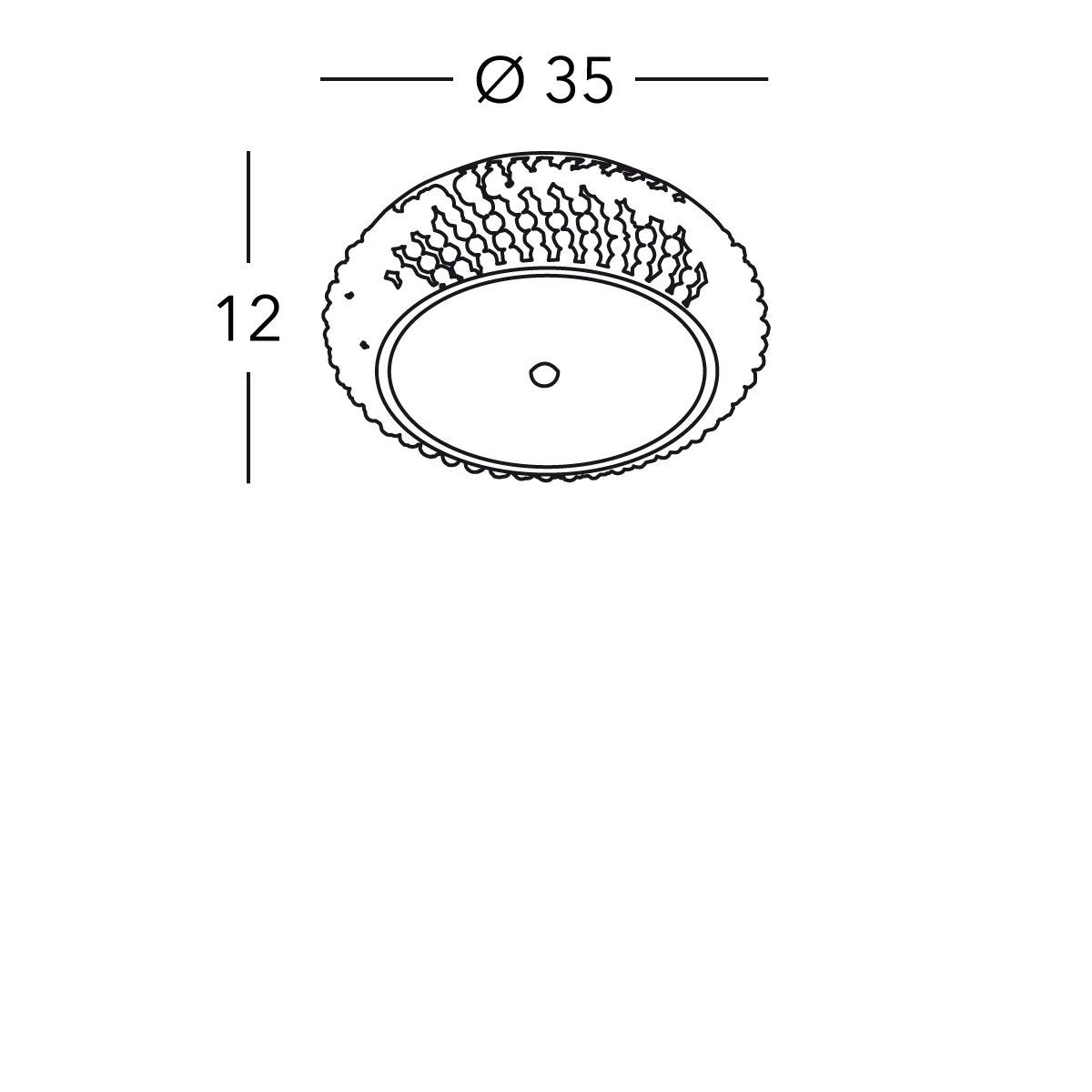 Kolarz 0256.13S.5.KpT CARLA Ceiling Light