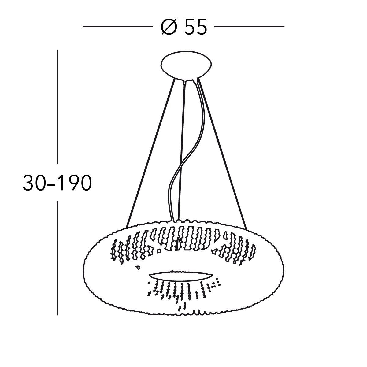 Kolarz 0256.35.5.SsT CARLA Pendant Light