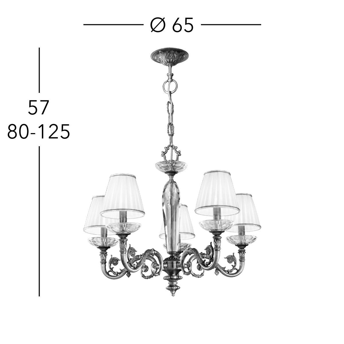 Kolarz 0299.85.5 CONTARINI Chandelier