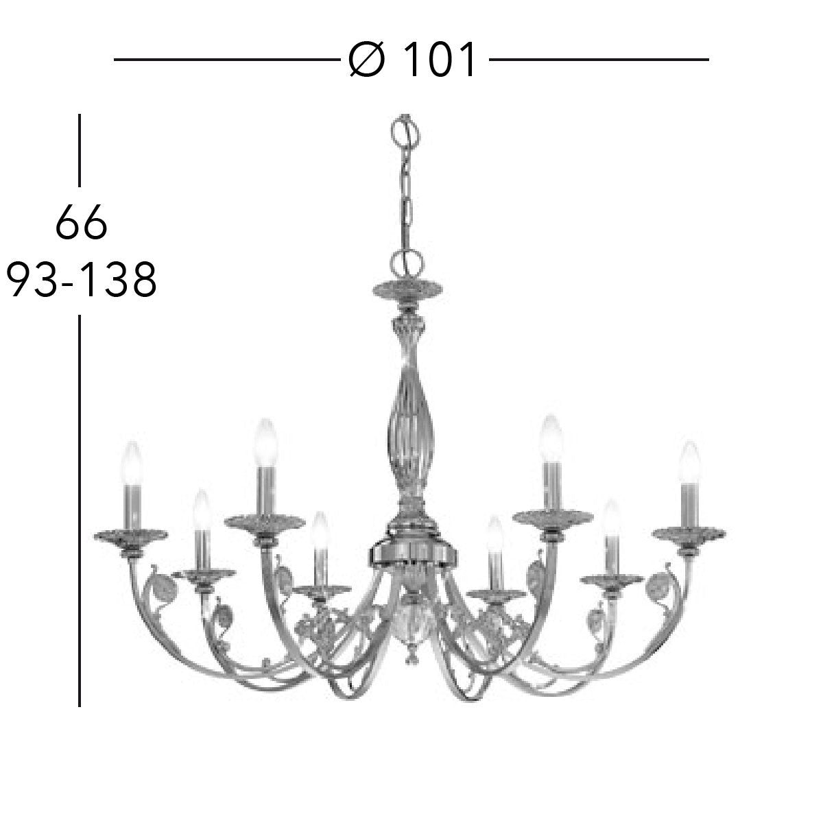 Kolarz 0301.88.3 PISANI Chandelier