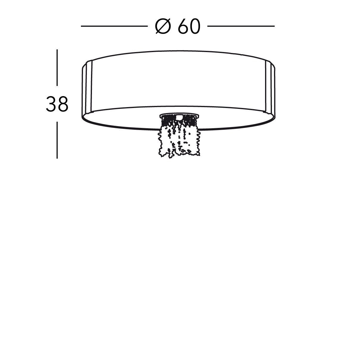 Kolarz 0345.16.3.Li.GA.OKpT EMOZIONE Ceiling Light