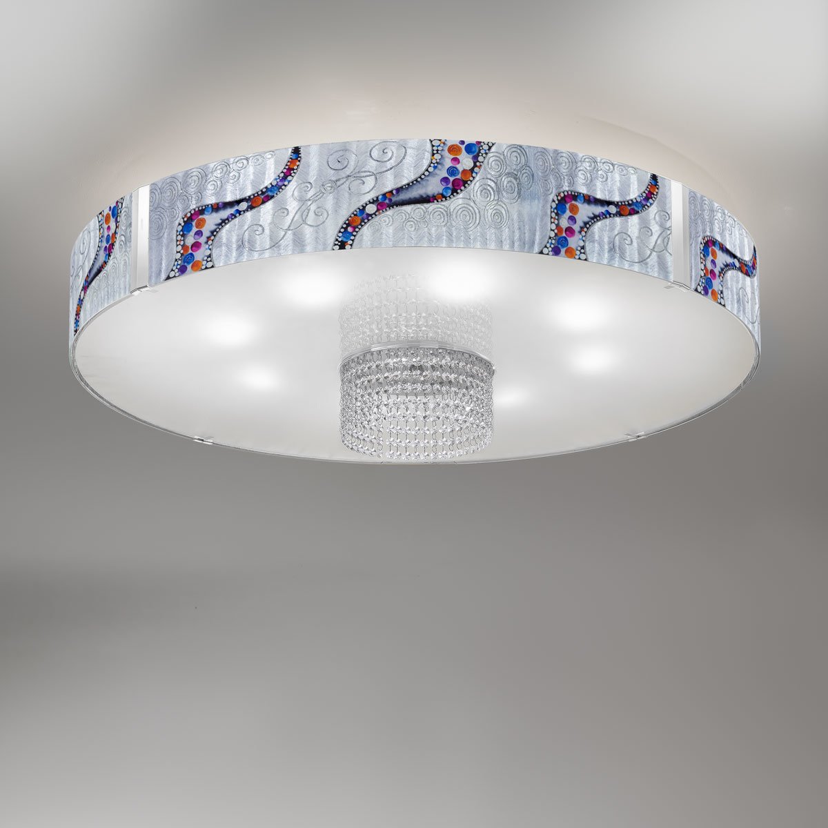 Kolarz 0345.18S.5.Ki.AgOKpT EMOZIONE Ceiling Light