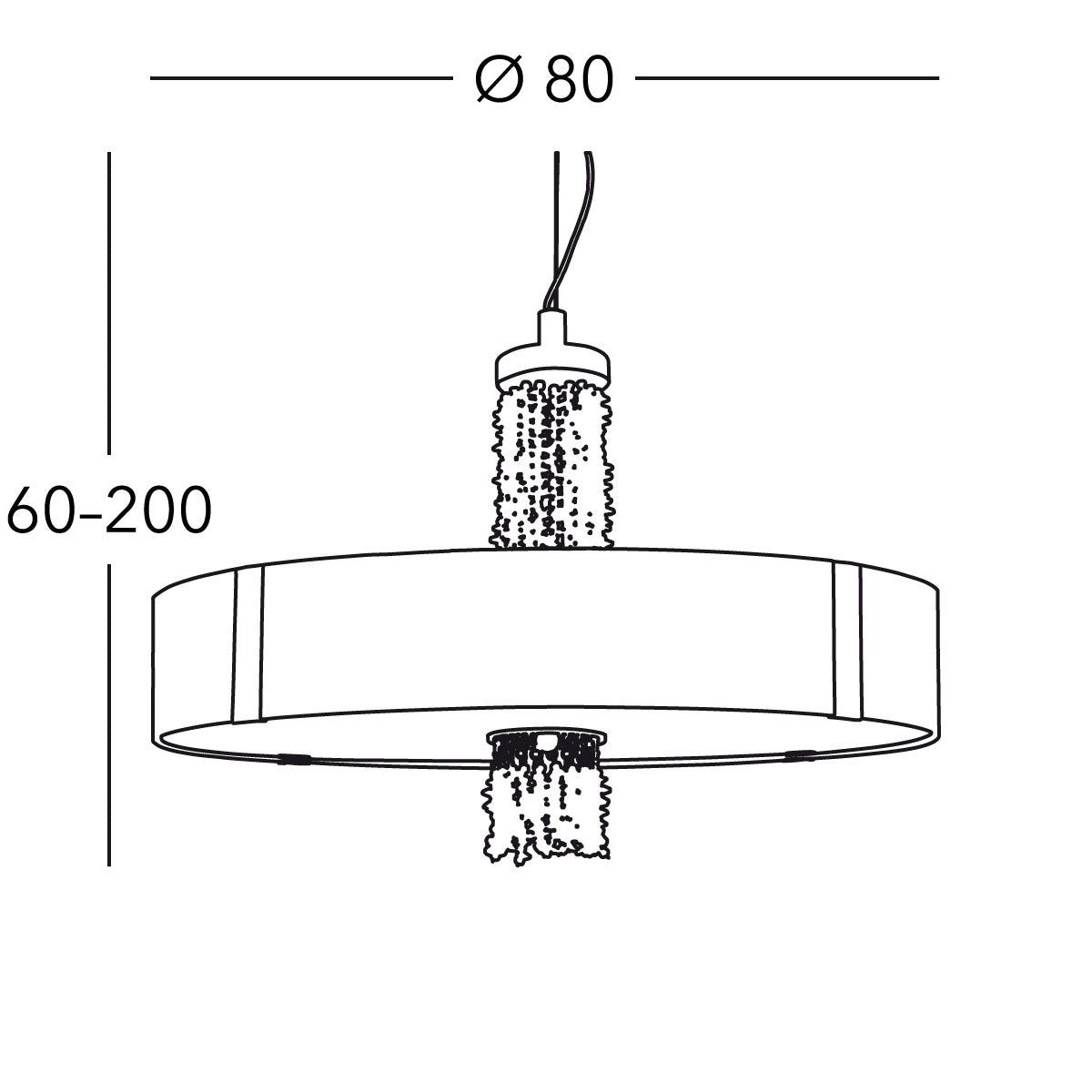 Kolarz 0345.38S.3.Al.MuOKpT EMOZIONE Pendant Light