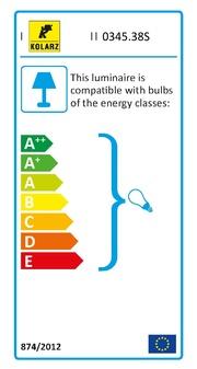 Kolarz 0345.38S.3.Ki.AuETGn EMOZIONE Pendant Light