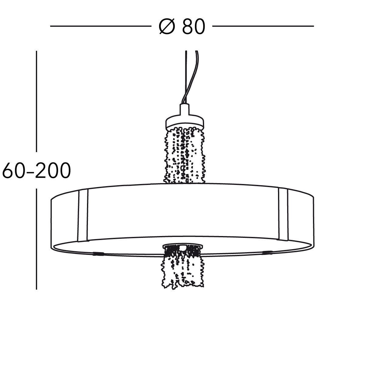 Kolarz 0345.38S.3.Ki.AuETGn EMOZIONE Pendant Light
