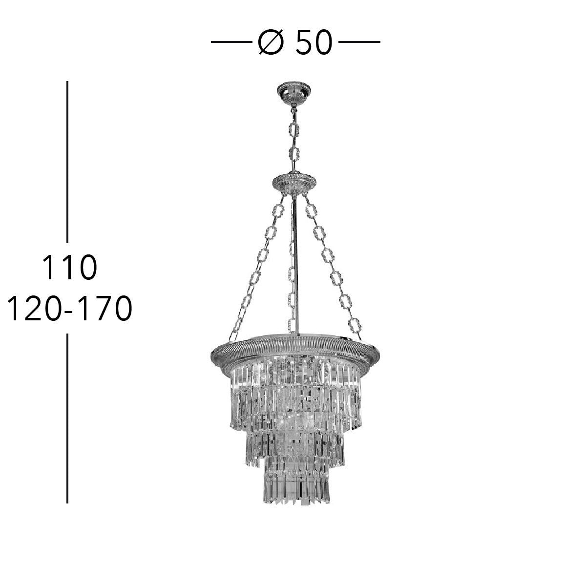 Kolarz 0346.34.5 MILORD CRYSTAL Chandelier