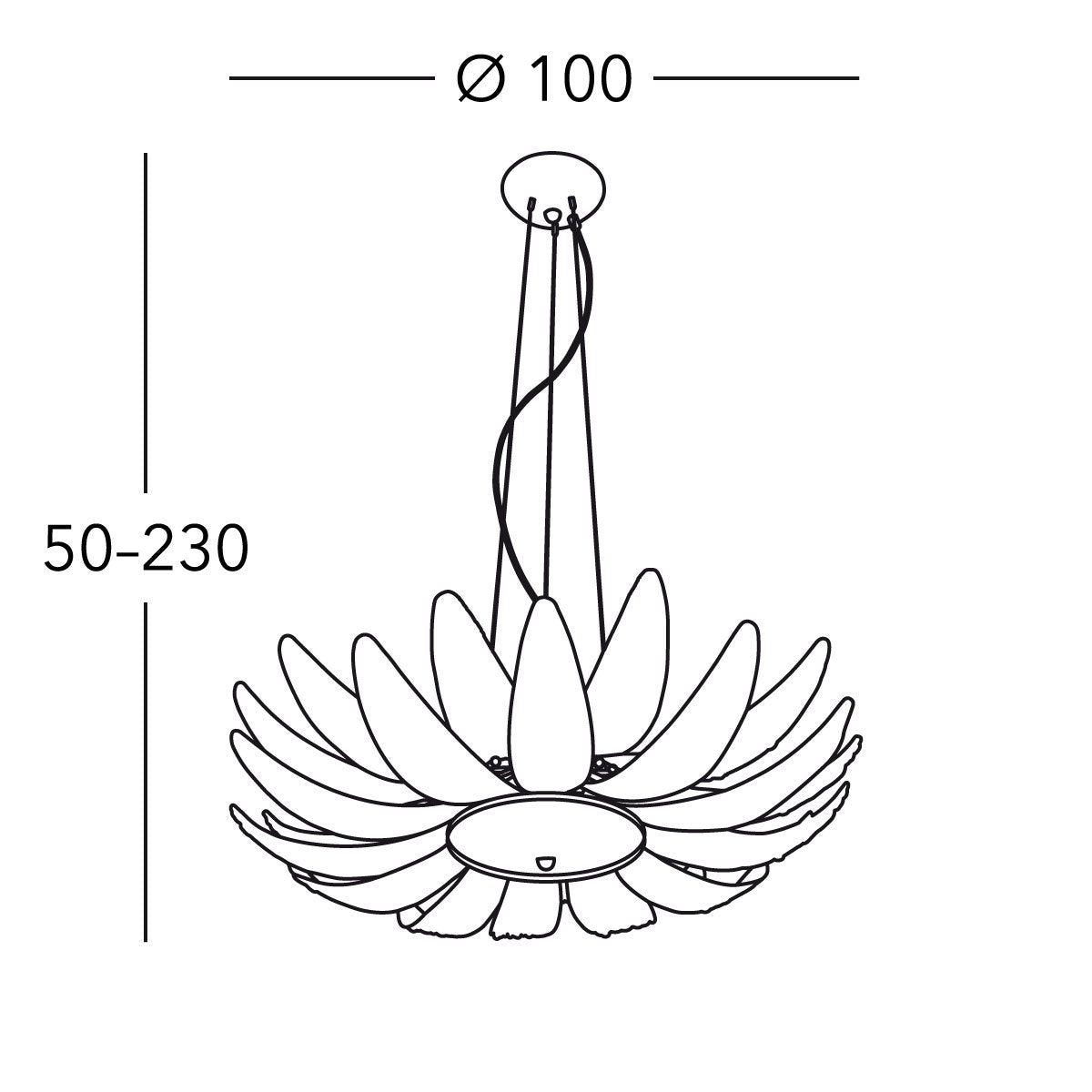 Kolarz 0375.36.3.TA DALIA Pendant Light