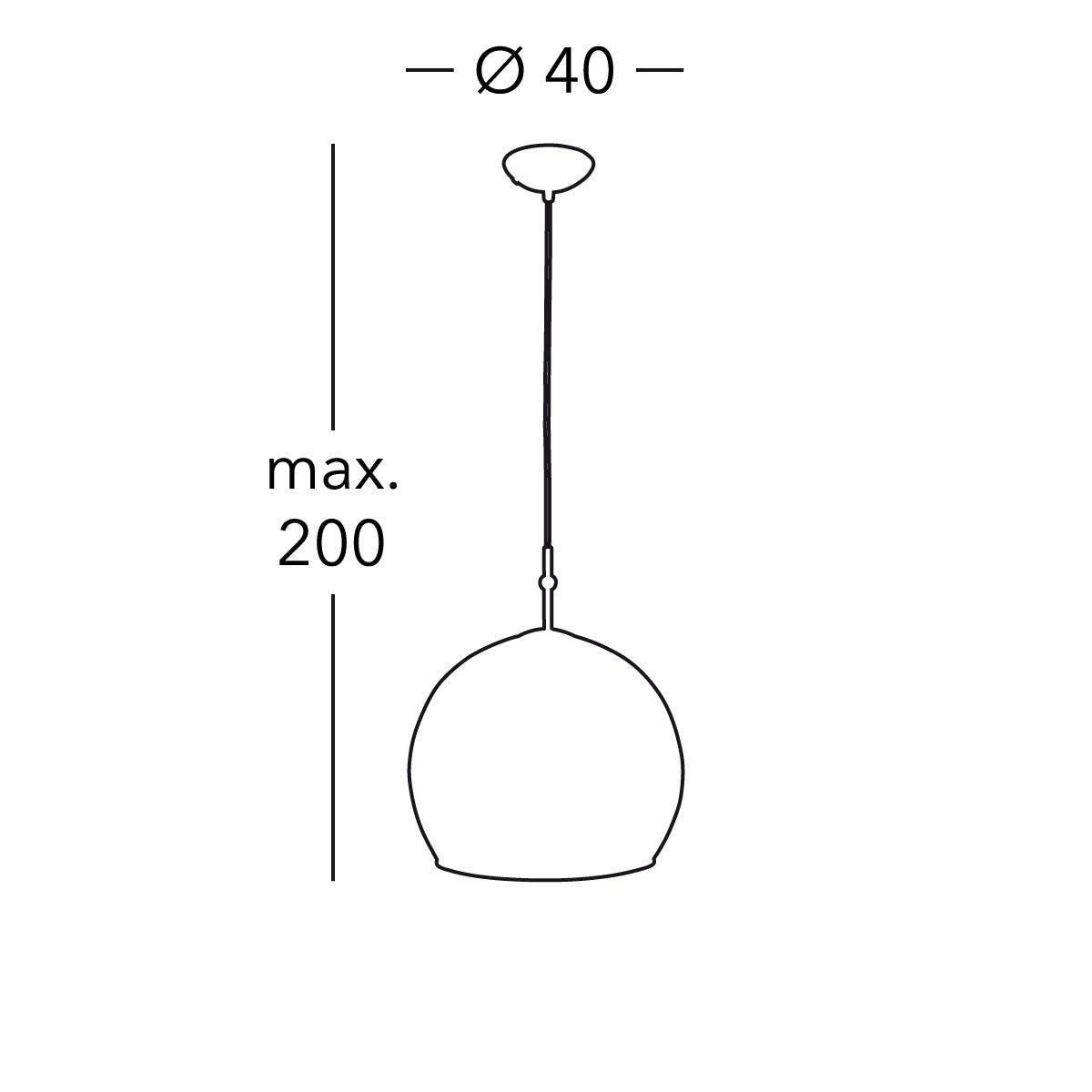 Kolarz 0392.31L.3.Al.Mt LUNA Pendant Light