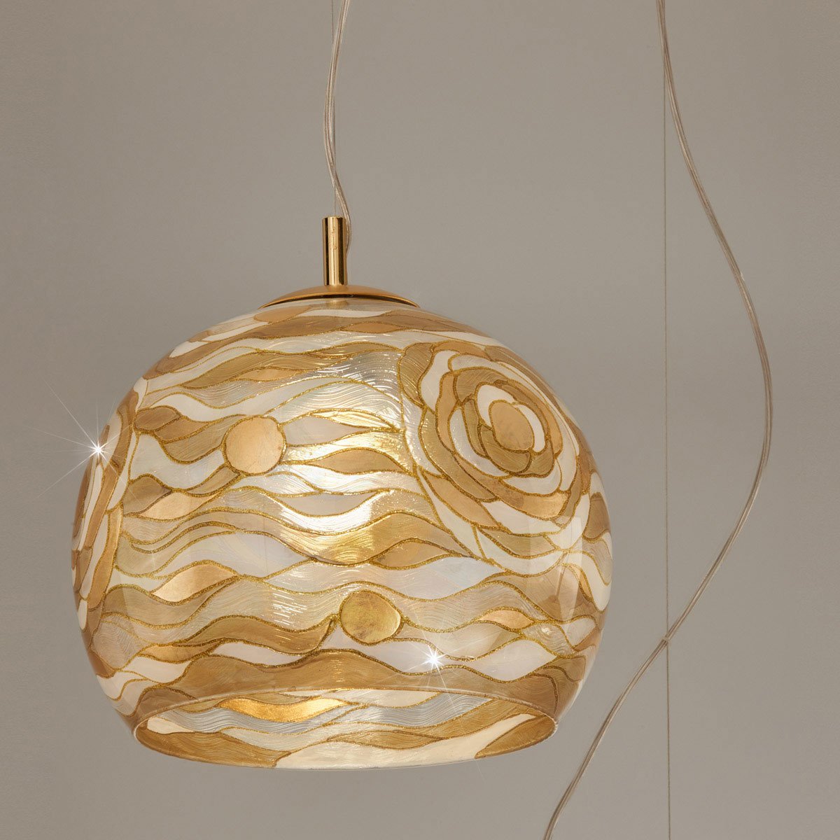 Kolarz 0392.33.3.Aq.Ch LUNA Pendant Light