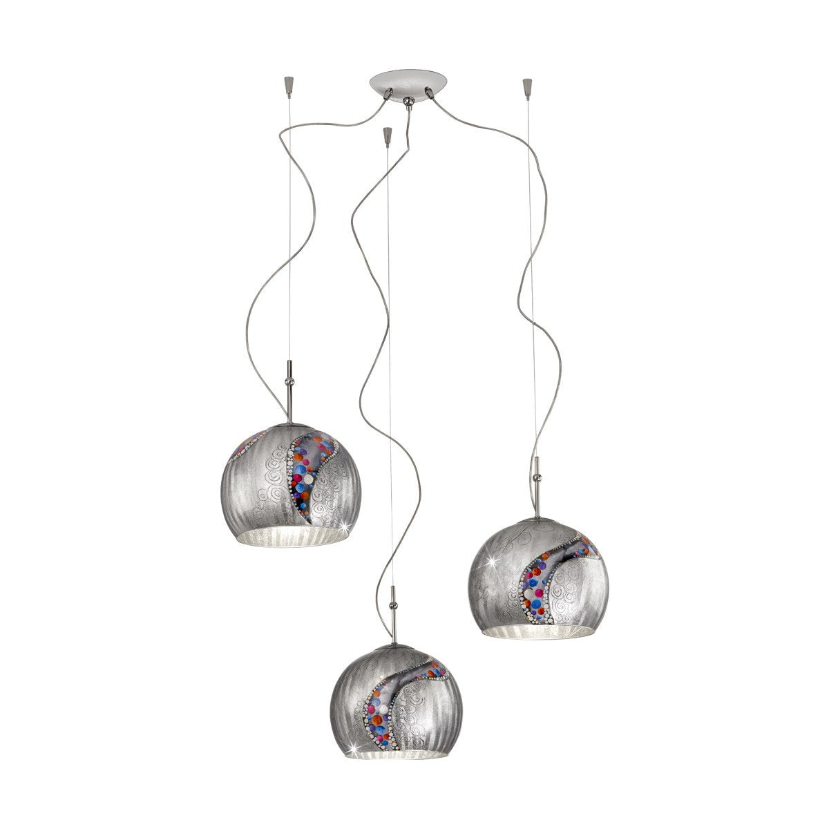 Kolarz 0392.33.5.Ki.Ag LUNA Pendant Light