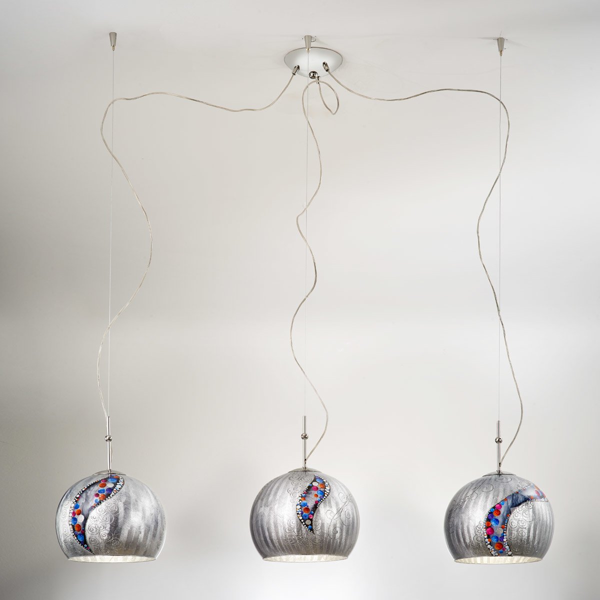 Kolarz 0392.33.5.Ki.Ag LUNA Pendant Light