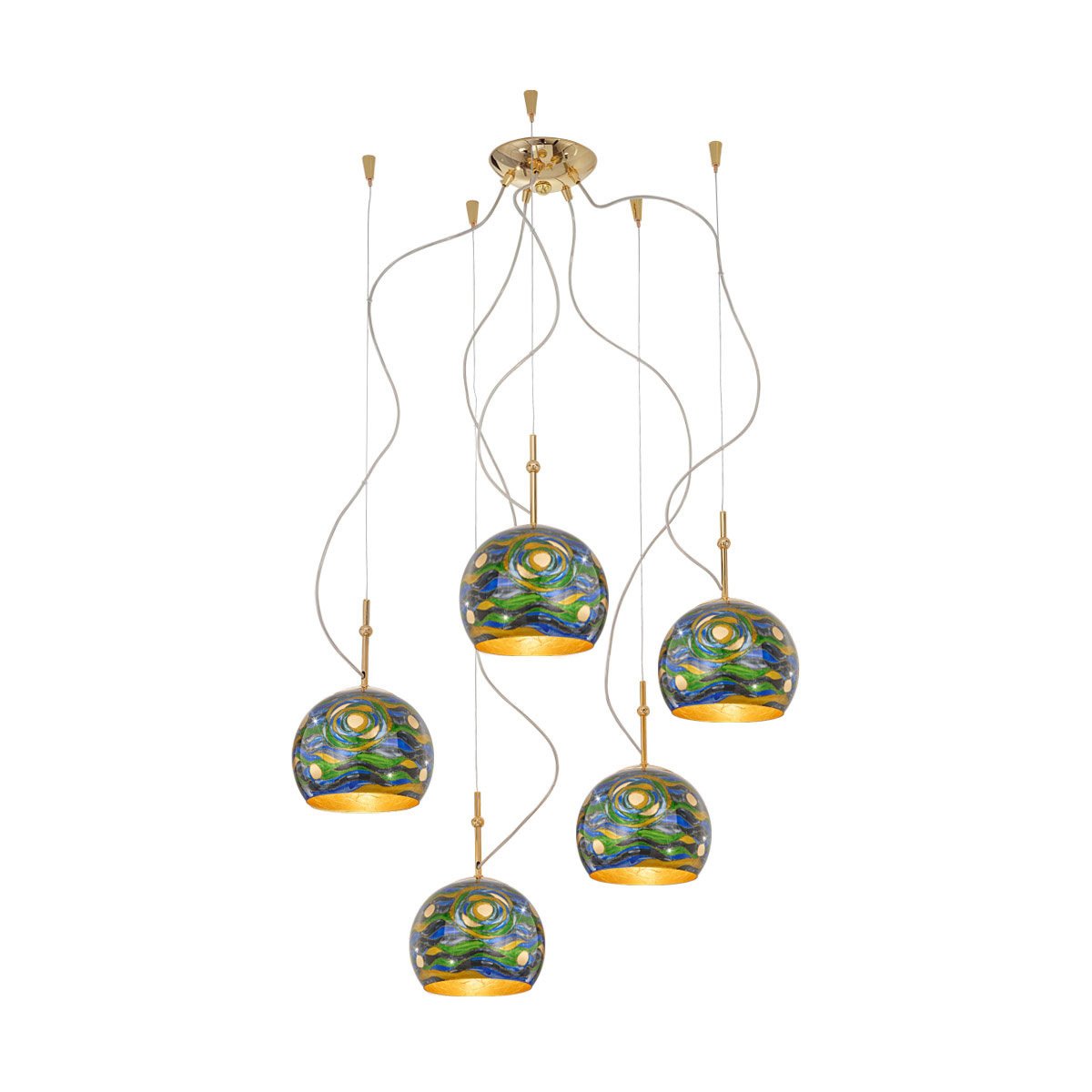 Kolarz 0392.35.3.Aq.BG LUNA Pendant Light