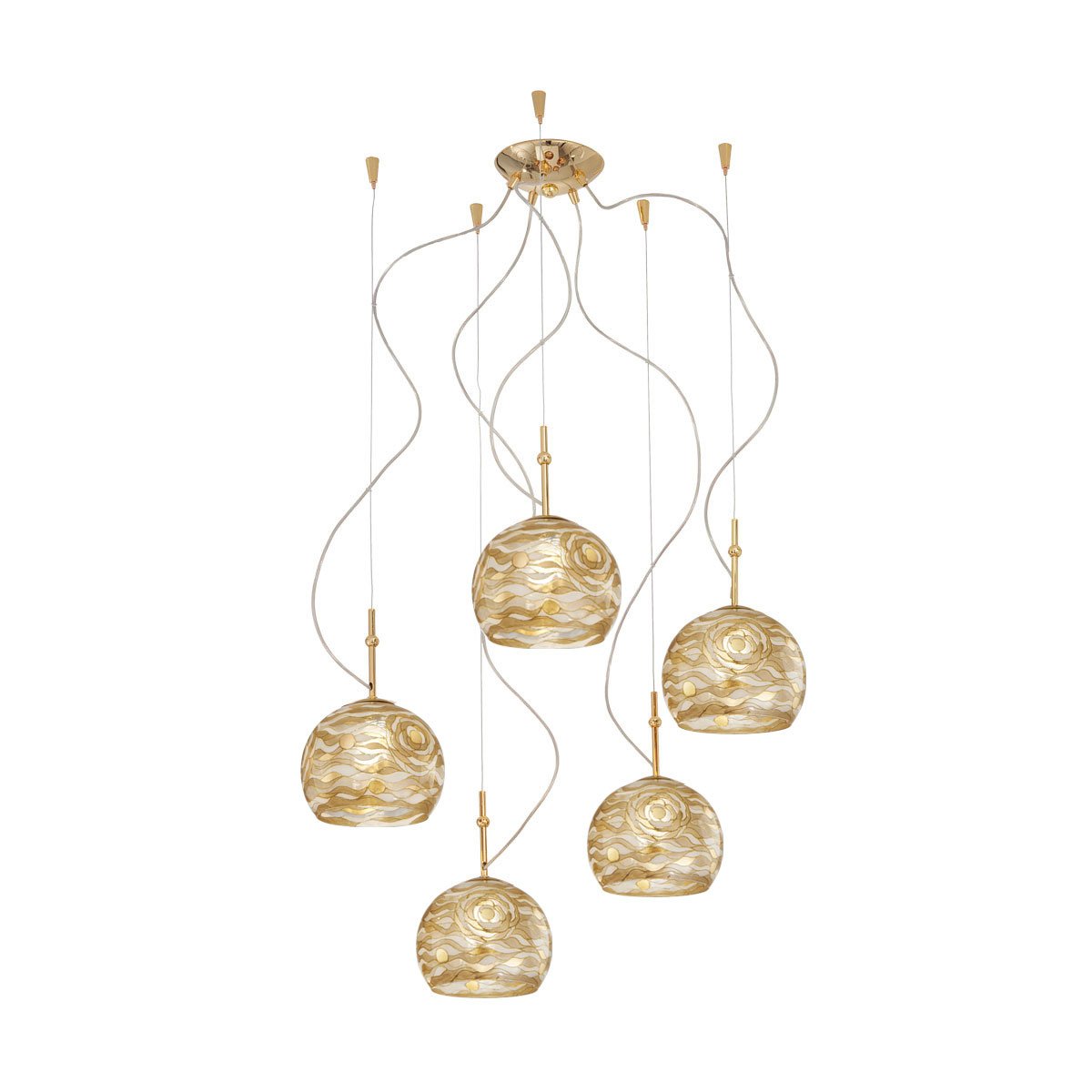Kolarz 0392.35.3.Aq.Ch LUNA Pendant Light