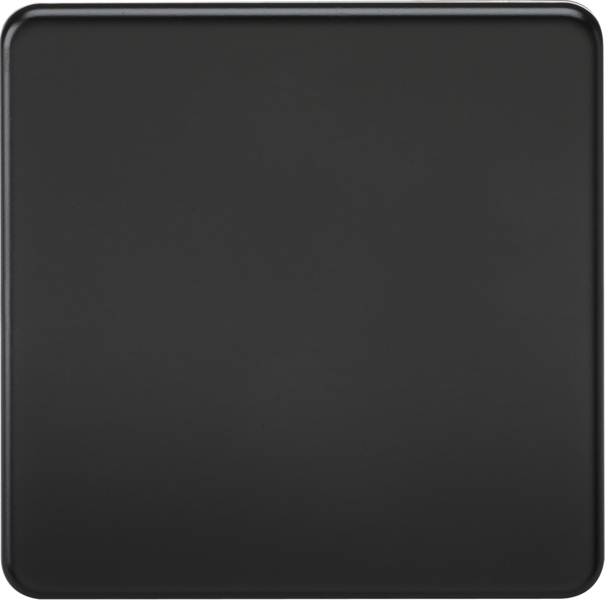 Screwless 1G Blanking Plate U2013 Brushed Chrome