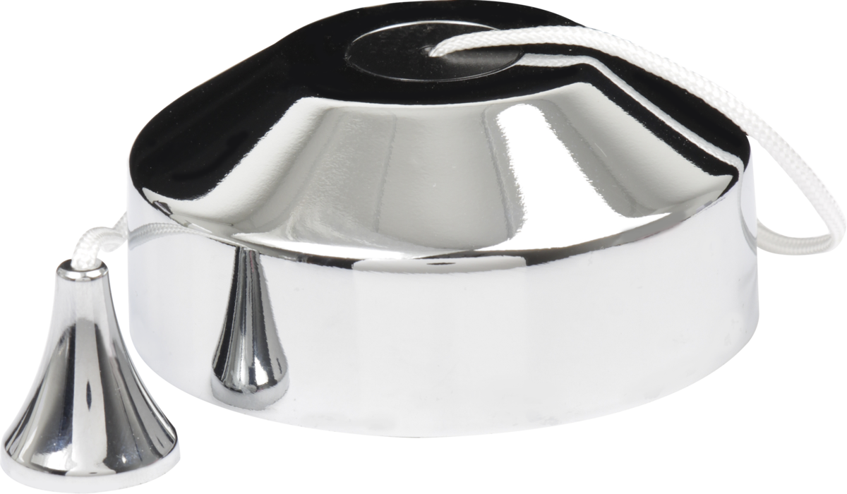 10AX 2-Way Pull Cord Switch - Polished Chrome
