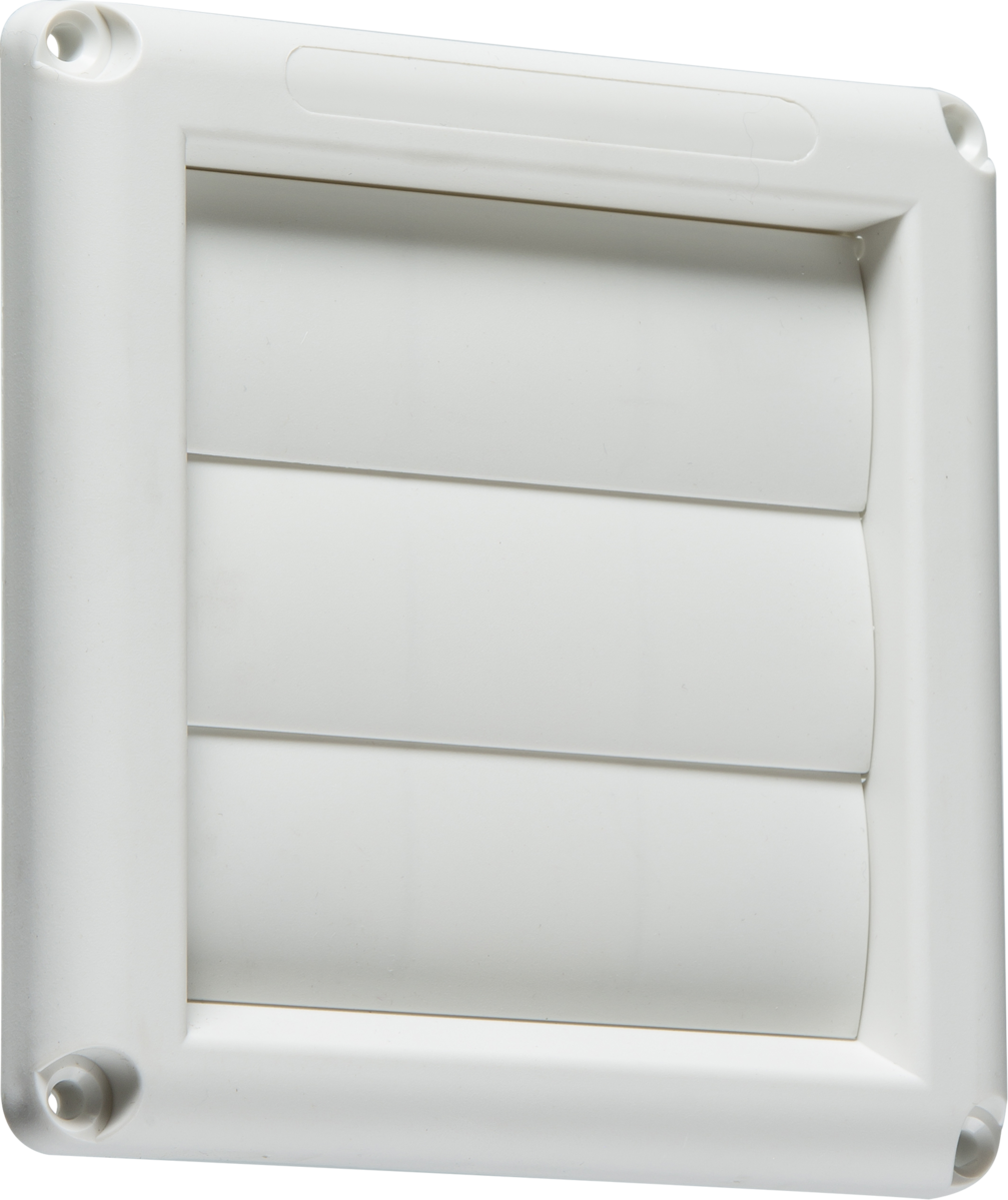 100mm/4 inch Gravity Shutter - White