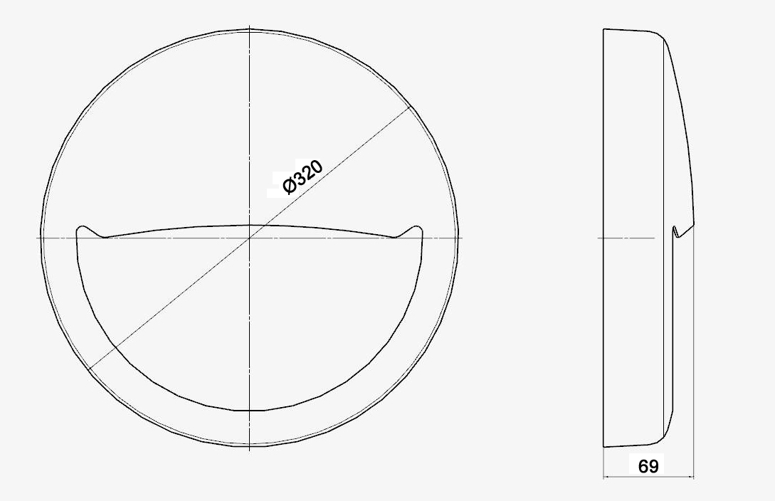 ML Accessories-BT14EG BT14 Eyelid Accessory Grey