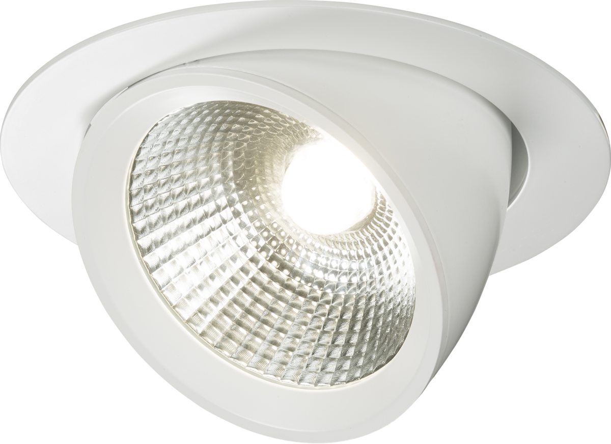 230V 40W Round LED Recessed Adjustable Downlight