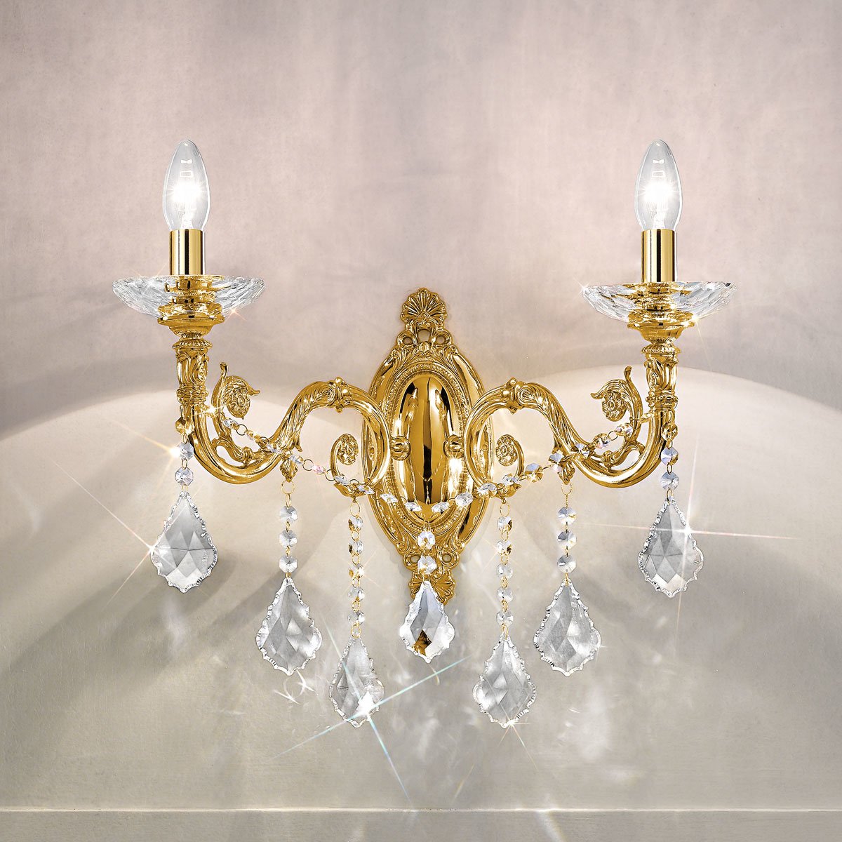 Kolarz 1299.62.15.SpT CONTARINI CRYSTAL Wall Light