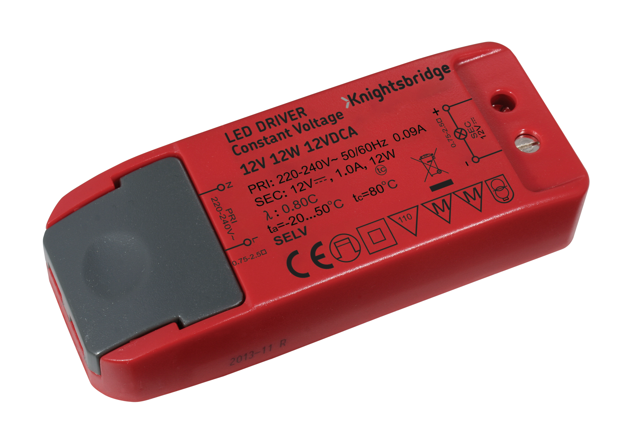 ML Accessories-12VDCA IP20 12V 12W LED Driver - Constant Voltage