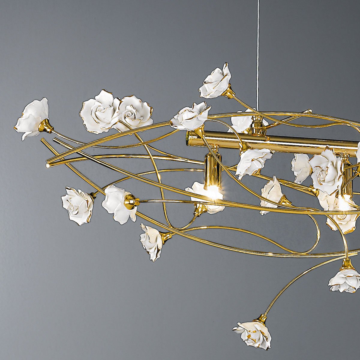 Kolarz 1307.85.3.R1W TWISTER ROSY Pendant Light