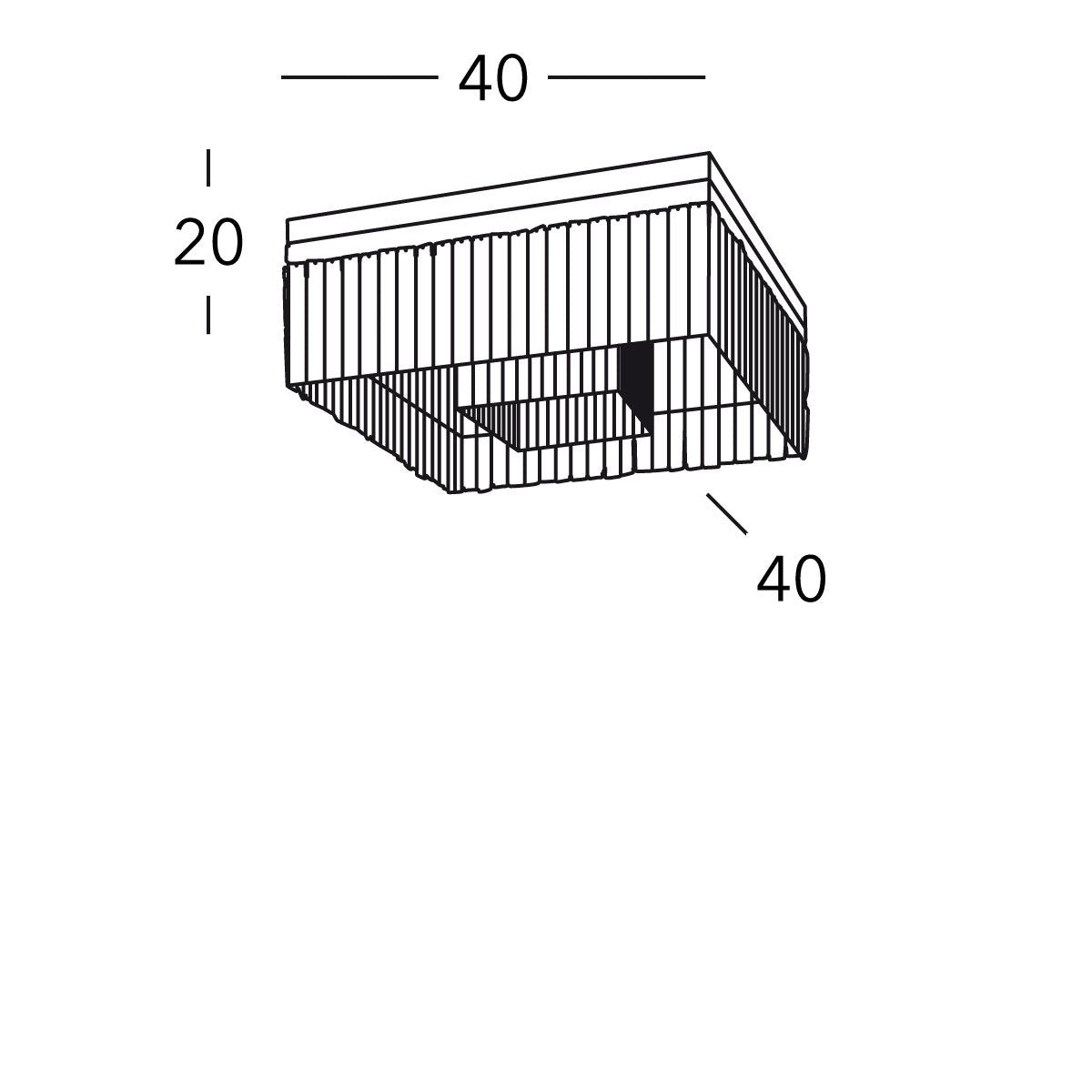 Kolarz 1314.18.5.P1.KpT PRISMA Ceiling Light