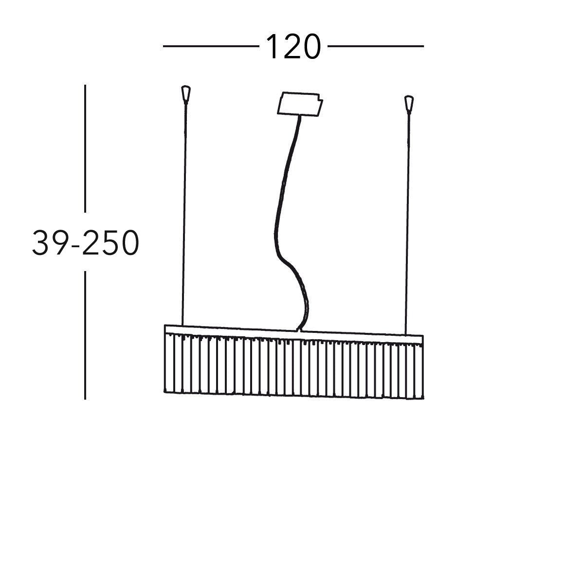 Kolarz 1314.87.3.P1.KpTGn PRISMA Pendant Light