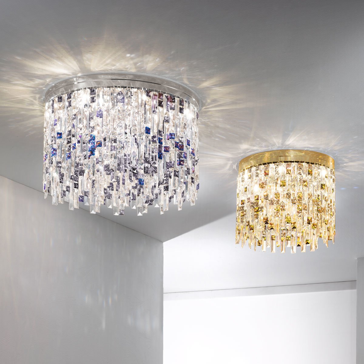 Kolarz 1344.16.3.P1.KpTGn PRISMA Ceiling Light