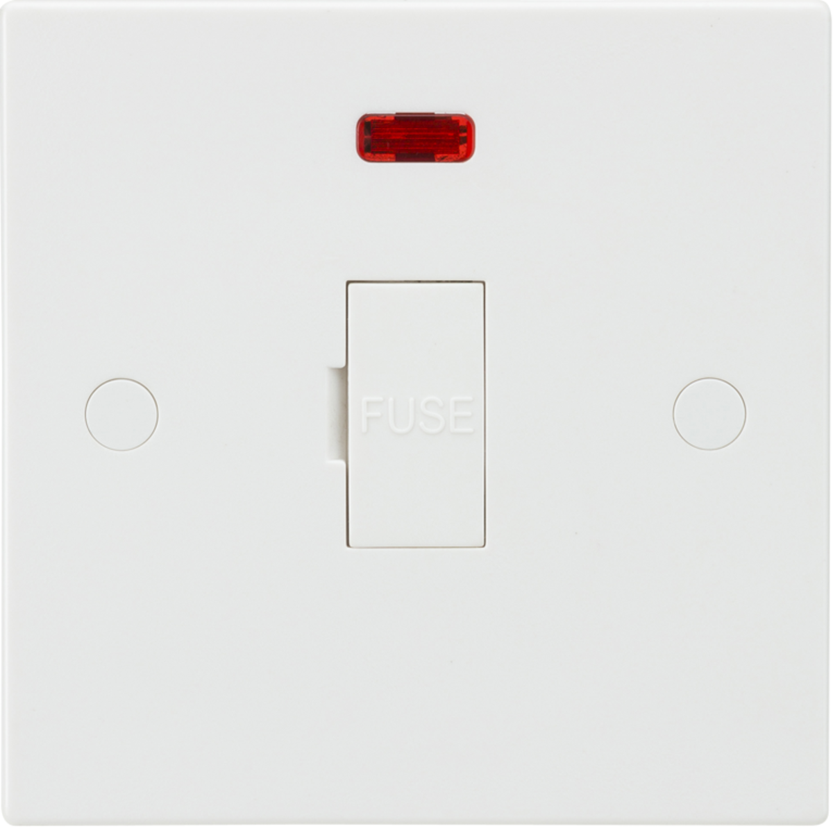 13A Fused Spur Unit with Neon