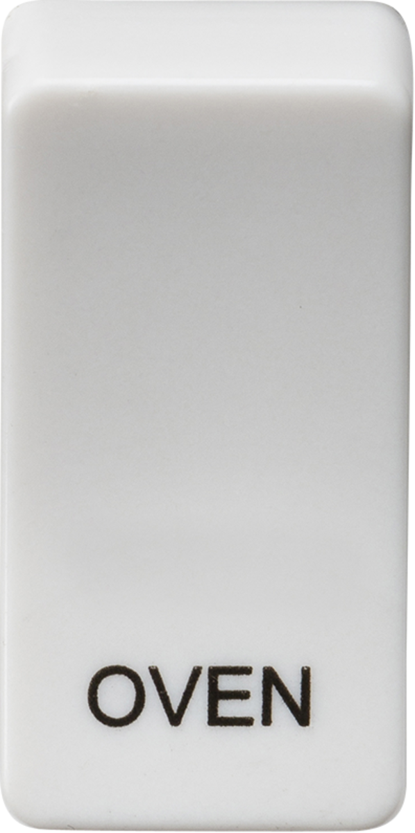Switch cover "marked OVEN" - white