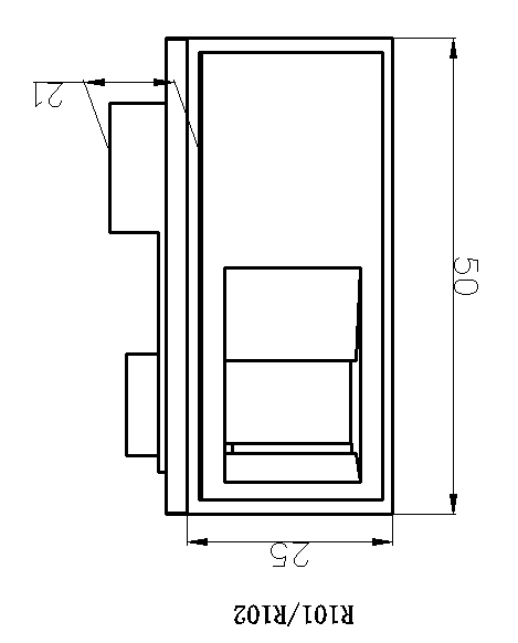 ML Accessories-NETBTMGY Telephone Master Outlet Module 25 x 50mm (IDC) - Grey