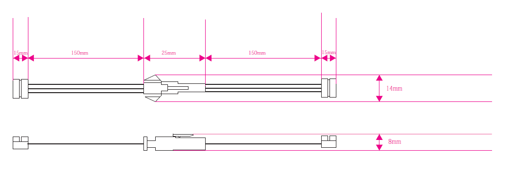 ML Accessories-CONFLEXCHS 12V / 24V LED Flex Connector - RGB Chaser