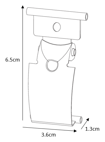 ML Accessories-ACCLIP Stainless Steel Clips (pk 20) for non-corrosive fixtures