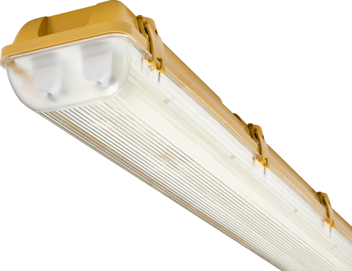 110V IP65 2x58W 5ft Twin HF Non-Corrosive Fluorescent Fitting