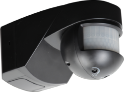 IP55 200° PIR Sensor - White/Black