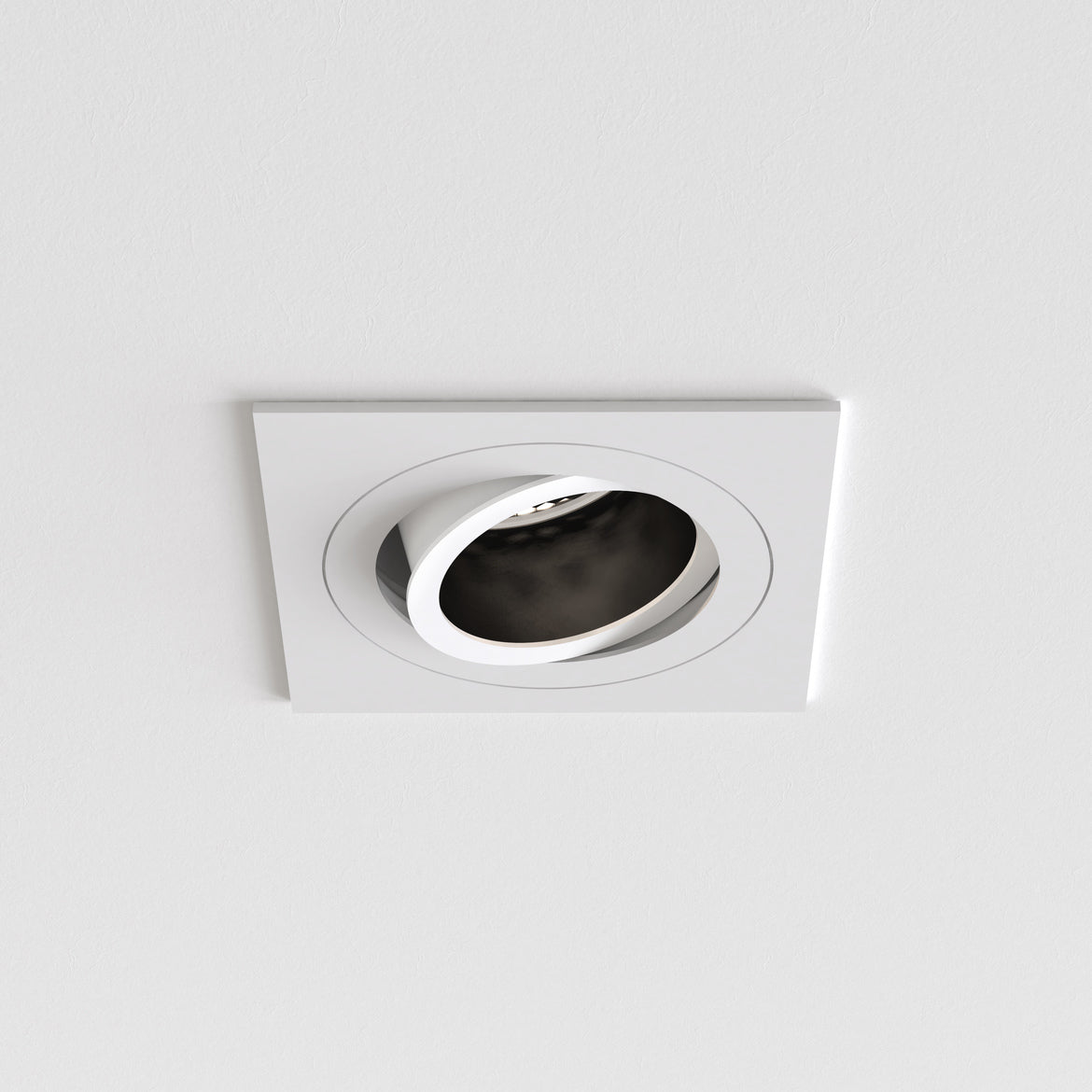 Pinhole Slimline Square Adjustable Fire-Rated Matt White