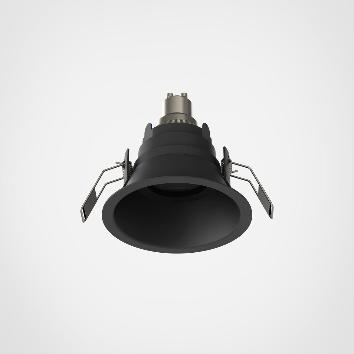 Minima Slimline Round Fixed Fire-Rated IP65 Matt Black