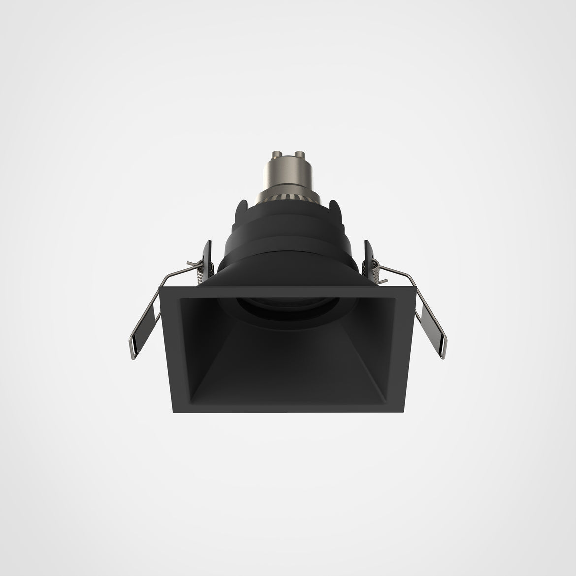 Minima Slimline Square Fixed Fire-Rated IP65 Matt Black