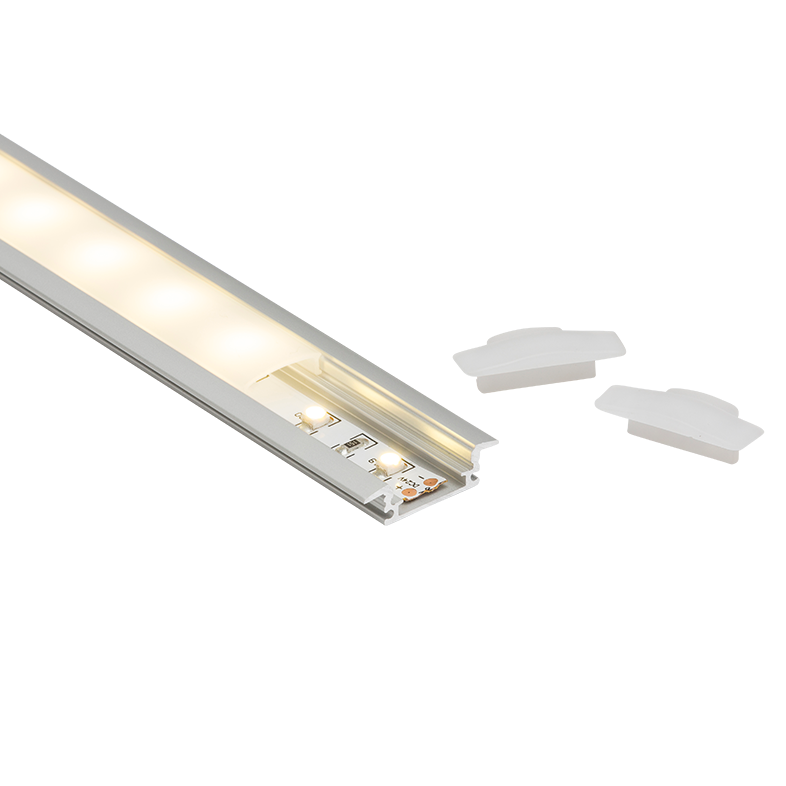 ML Accessories-1MPRF 1M Aluminium Profile - Recessed Flat