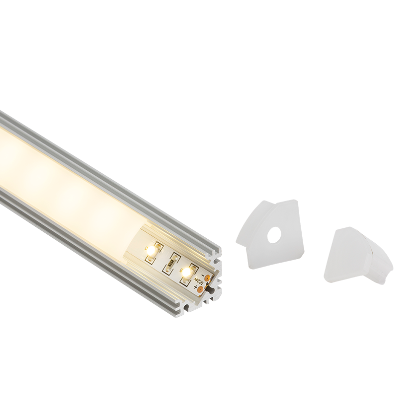 ML Accessories-1MPSC 1M Aluminium Profile - Surface Mount Corner