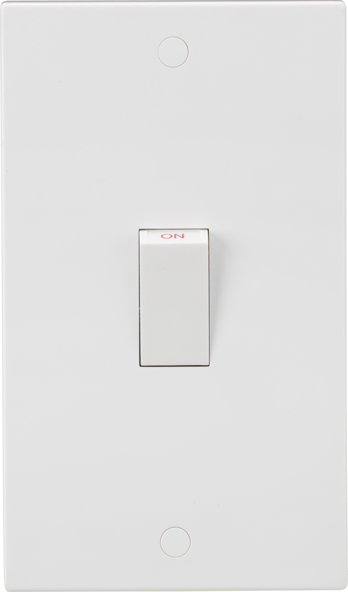 45A 2G DP Switch (White Rocker)