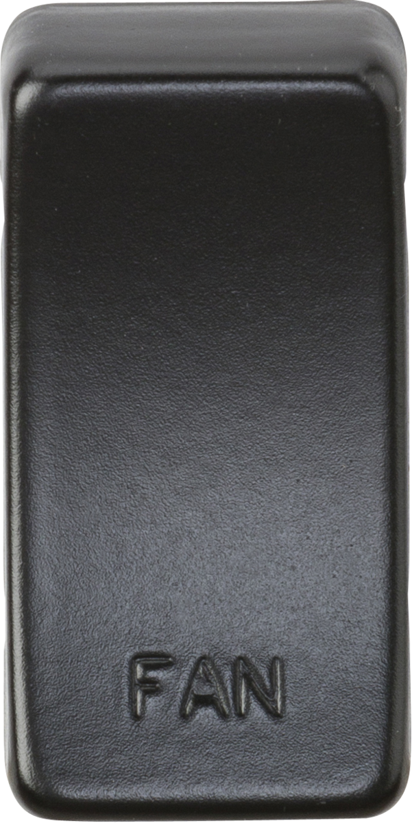 Switch cover "marked FAN" - matt black