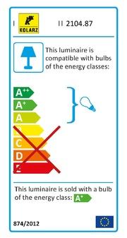 Kolarz 2104.87.5.ETBS STRETTA LED Pendant Light