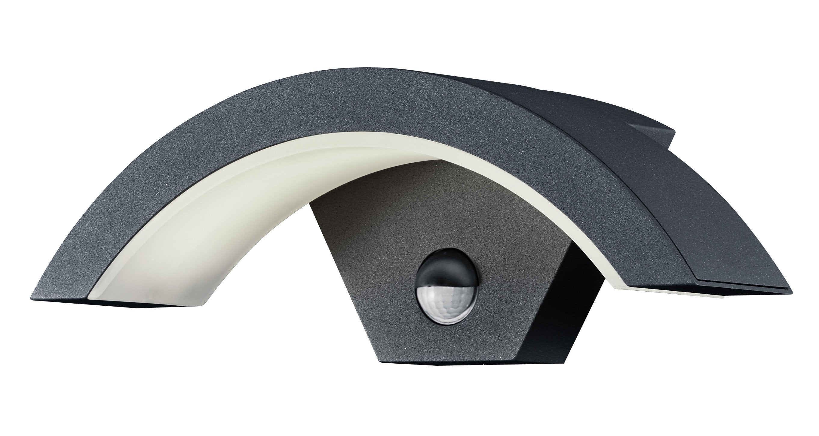 Ohio curved LED PIR wall light