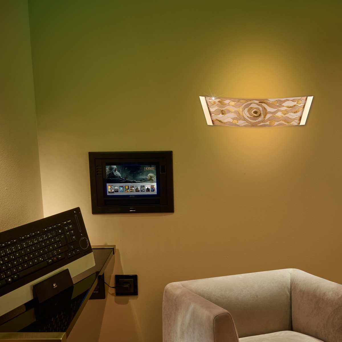 Kolarz 2295.62.3/aq21 BARCA Wall Light